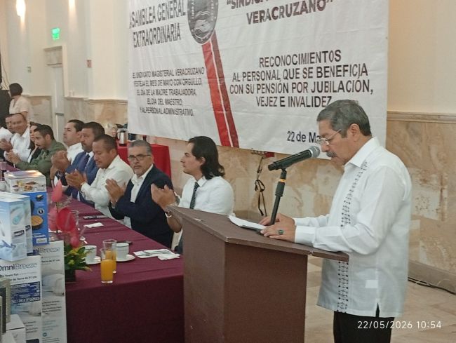 En Asamblea General Extraordinaria, festejan a agremiados del Sindicato Magisterial Veracruzano