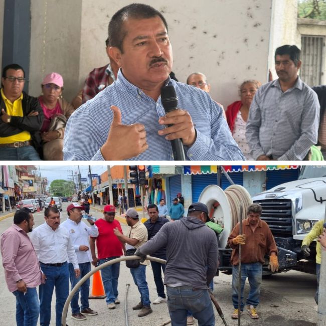 PREPARA PEPE ARENAS BANDERAZOS DE OBRA PÚBLICA