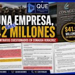 CONAGUA VERACRUZ BENEFICIA A EMPRESA DE CDMX CON CONTRATOS MILLONARIOS