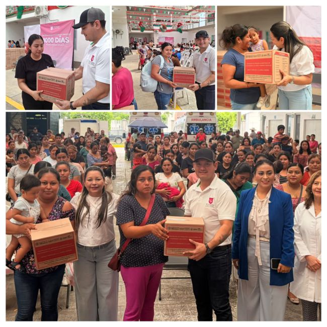 ENTREGA DIF APOYO ALIMENTARIO PARA NIÑAS Y NIÑOS EN EDAD ESCOLAR